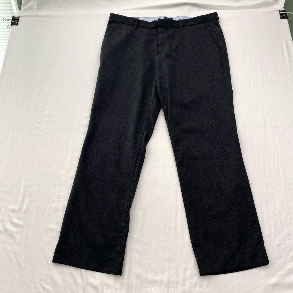 Gap Pants Trousers Mens 36x30 Gray Straight Leg Tailored Fit Office NWT